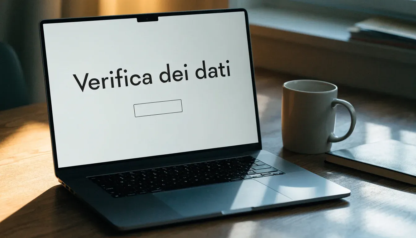 Un foglio di concessione in carta con un timbro rosso, appoggiato su una scrivania di legno accanto a una penna