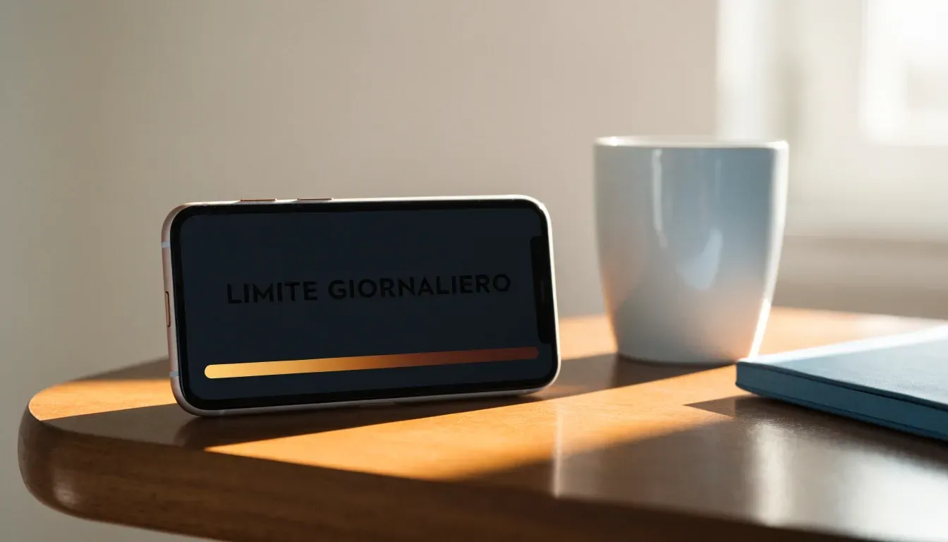 Un foglio di concessione in carta con un timbro rosso, appoggiato su una scrivania di legno accanto a una penna